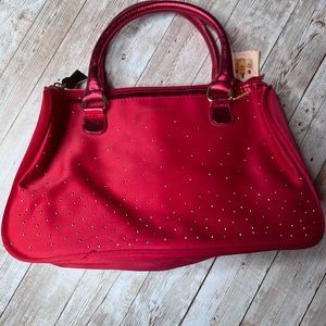 💚Victorias Secret NWT red satin bag